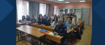 Встреча студентов с участником ликвидации последствий катастрофы на Чернобыльской АЭС