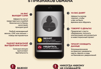 Центральный Банк Российской Федерации информирует граждан о рисках мошенничества в сфере финансов