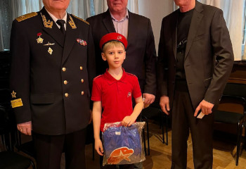 Представители Совета ветеранов РГСУ приняли школьников в ряды «ЮНАРМИИ»