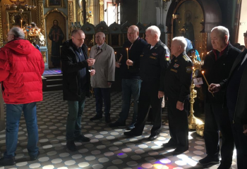 Совет ветеранов РГСУ посетил поминальную литургию в честь Дня памяти всех подводников