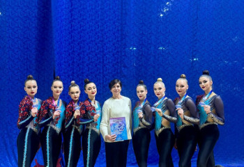 Сборная РГСУ «Феникс» по эстетической гимнастике на турнире «Кристалл» заняла 2 место