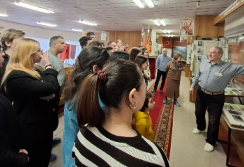 Посещение Музея железнодорожных войск России