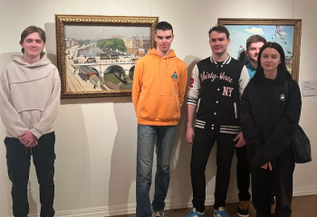 На экспозиции «Живопись французских импрессионистов, постимпрессионистов и мастеров начала XX века» в музее им. Пушкина