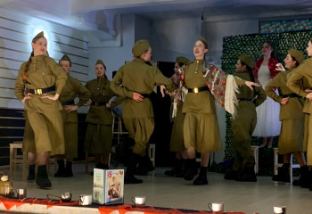 Премьера спектакля «Душа солдатская и доля» в исполнении студентов 1 курса направления «Актерское мастерство» прошла с невероятным успехом!