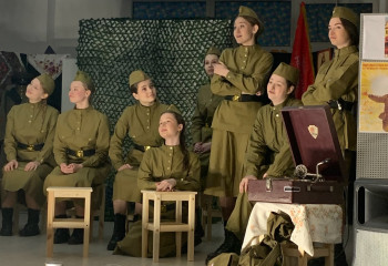 Премьера спектакля «Душа солдатская и доля» в исполнении студентов 1 курса направления «Актерское мастерство» прошла с невероятным успехом!