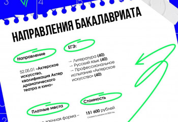 Для наших будущих студентов рассказываем про творческие профессии, которые можно получить, поступив на кафедру искусств РГСУ!