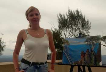 Юлия Александровна Ващенко побывала на пленэре в природном заповеднике в Австралии!​