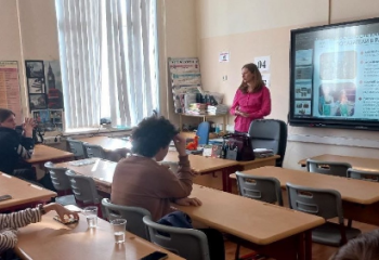 Кафедра иностранных языков и культуры провела мастер-класс в ГБОУ города Москвы «Школа № 1310»