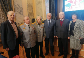 ЧЛЕНЫ СОВЕТА ВЕТЕРАНОВ РГСУ ПОСЕТИЛИ ГЛАВНЫЙ ВОЕННЫЙ ГОСПИТАЛЬ ИМЕНИ Н.Н. БУРДЕНКО