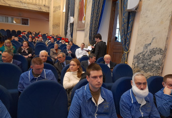ЧЛЕНЫ СОВЕТА ВЕТЕРАНОВ РГСУ ПОСЕТИЛИ ГЛАВНЫЙ ВОЕННЫЙ ГОСПИТАЛЬ ИМЕНИ Н.Н. БУРДЕНКО
