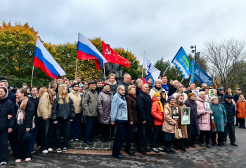 Студенты РГСУ приняли участие в акции памяти Московского народного ополчения