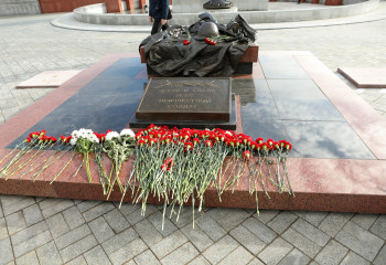 Студенты РГСУ посетили военный мемориал «Пантеон защитников Отечества»