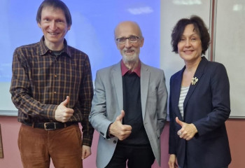 Известный скульптор академик РАХ Суровцев В.А. выступил на кафедре иностранных языков и культуры РГСУ